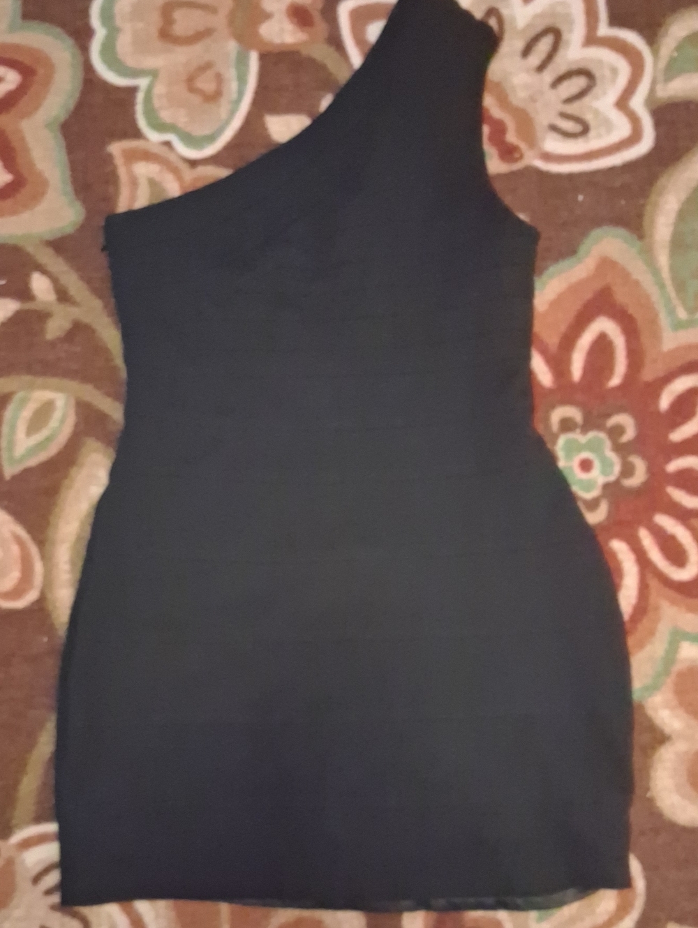 Express Black One-Shoulder Bodycon Dress